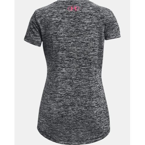 Girls' UA Tech Big Logo Twist Short Sleeve