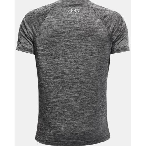 Boys' UA Tech Split Logo Hybrid Short Sleeve