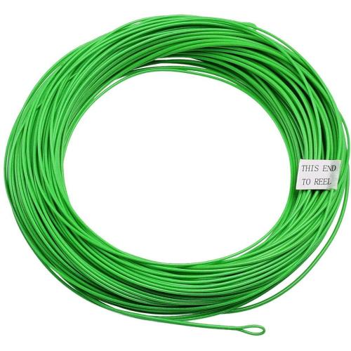 Green Weighted Forward Floating Fly line 5wt, 100’