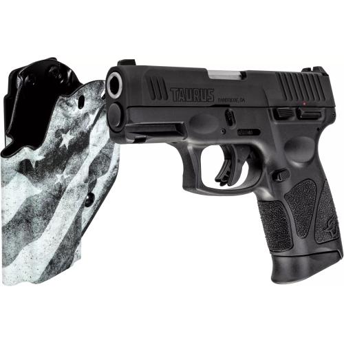 G3C T.O.R.O w/MFT American Flag Holster Tenifer Black 9mm 3.26'' 