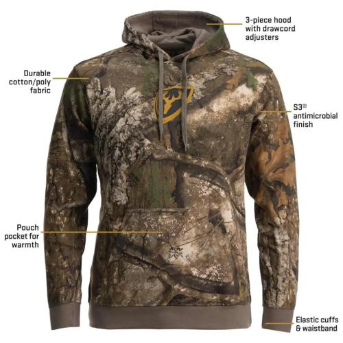 Blocker Outdoors Fused Cotton Shield Hoodie Olive