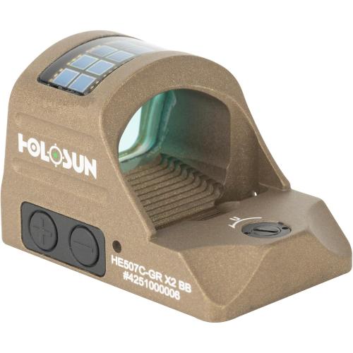 Burnt Bronze, Green Multi-Reticle, 7075 Aluminum, Open, Solar, Sh