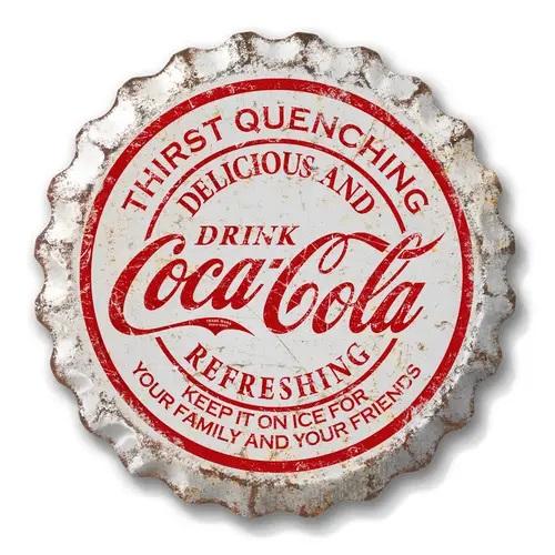 Coke Weathered Bottle Cap