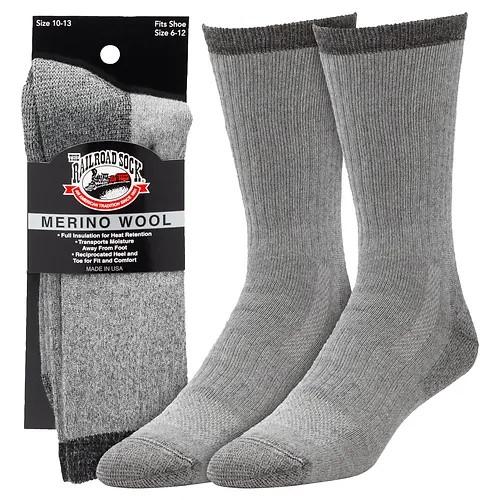 Railroad Sock Merino Wool Crew