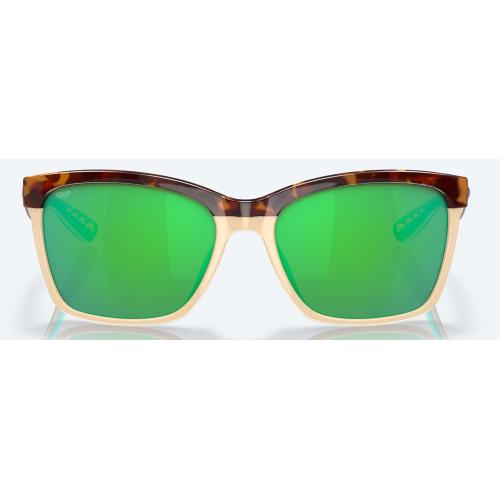 Anaa Retro Tort/Cream/Mint w/Green Mirror 580P Sunglasses Anaa Retro Tort/Cream/Mint w/Green Mirror 580P Sunglasses