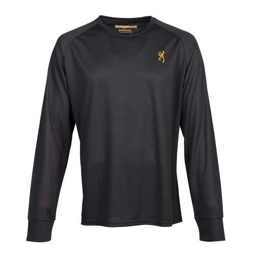 Browning Tech Long Sleeve T-Shirt Carbon