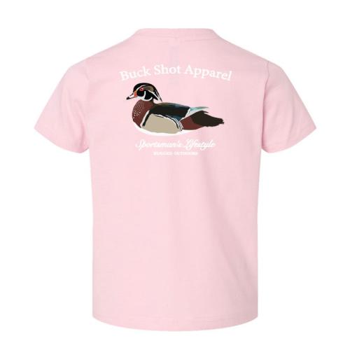Buckshot Kids Woodie T-Shirt Lt Pink