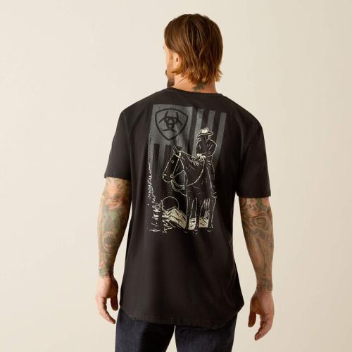 Ariat Mens Big Sky Freedom T-Shirt Short Sleeve