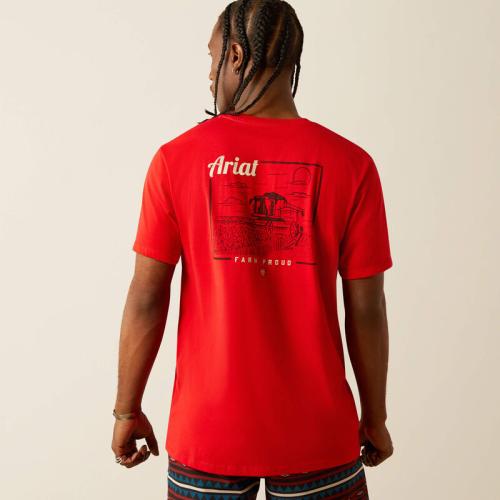 Ariat Mens Proud Farmer T-Shirt Short Sleeve