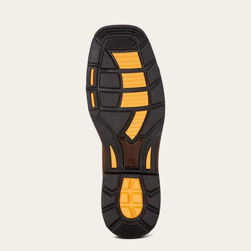 Ariat WorkHog Wide Sq Toe Waterproof Work Boot Bruin Brown 10B