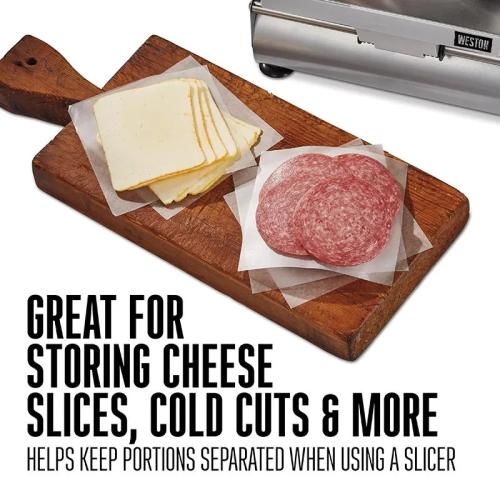 Weston Dry Waxed Patty Paper Sheets 5-1/2" Squares - 1000 Sheets