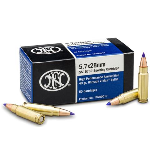 FN 5.7 X 28MM 40 GR  V-MAX 50 RDS PER BOX