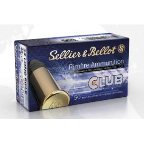 SELLIER & BELLOT 22 LR CLUB 40 GRAIN SP 50RD BOX