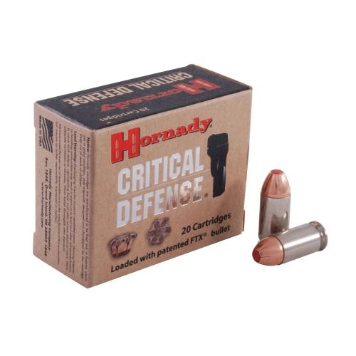 Hornady Critical Defense .45 ACP, +P, 185 Grain, 20 Round Box