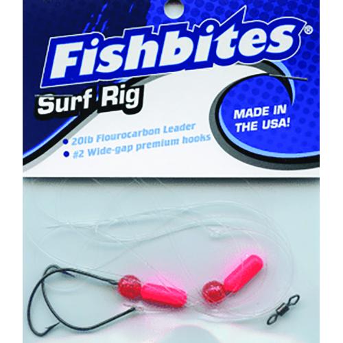 FISHBITES FLOATING SURF POMPANO RIG CIRCLE ORANGE