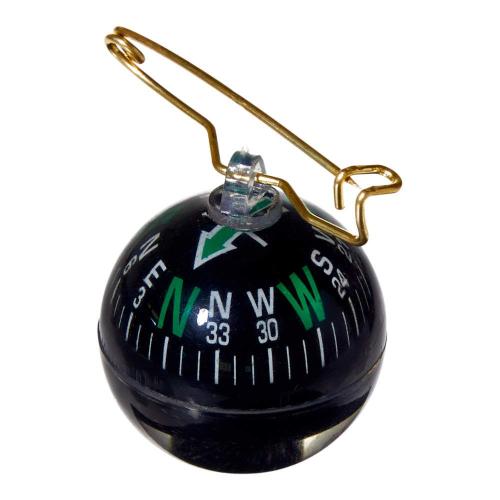 ALLEN COMPANY COMPASS-BLK PIN ON BALL