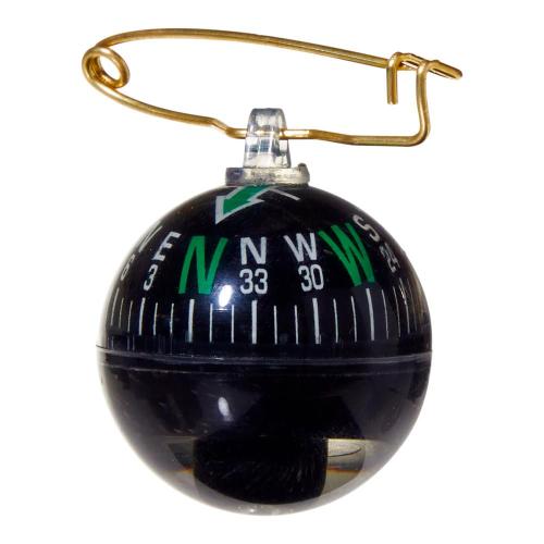 ALLEN COMPANY COMPASS-BLK PIN ON BALL