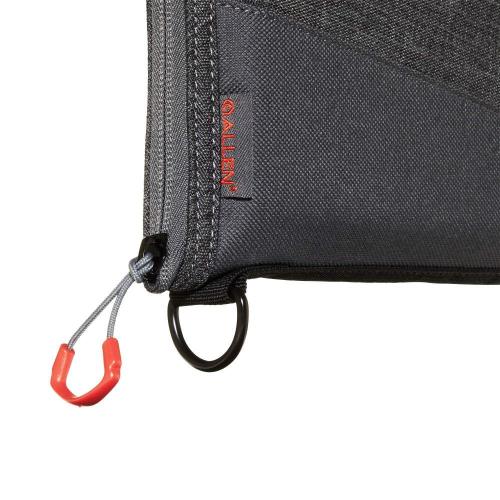 AUTO-FIT HANDGUN CASE - 9IN - GREY AND RED