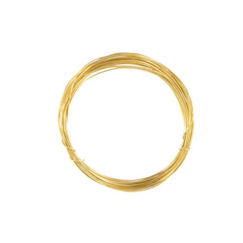 ALLEN COMPANY SNARE WIRE - BRASS - 20FT - 22 GAUGE