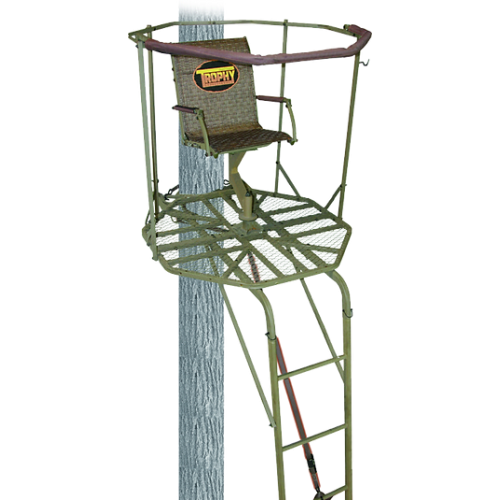 Trophy Treestands Aimer 360 Single Ladderstand 16' Trophy Treestands Aimer 360 Single Ladderstand 16'
