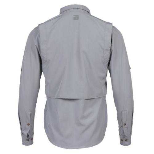 Benelli Long Sleeve Benelli Shooting Shirt, Light Gray