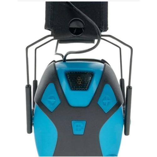 Caldwell Youth Electronic Earmuff Neon Blue