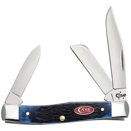 Case Copperlock Knife 1 Blade 3.5" Navy Blue Bone