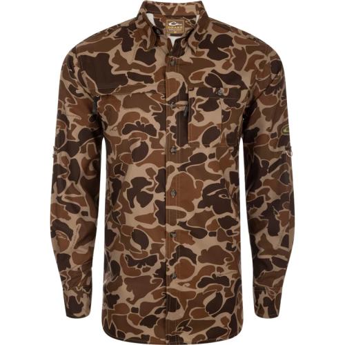 Drake LS 8-Shot Flyweight Shirt Old School