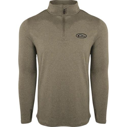 Drake Microlite Performance Heather Qtr. Zip