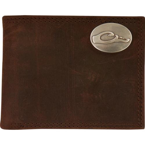 Drake Leather Wallet Brown OSFM