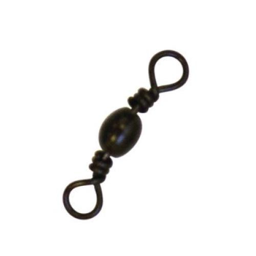 EAGLE CLAW BARREL SWIVEL BLACK 12pk