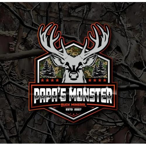Papa's Monster Bucks Deer Mineral 25# Apple