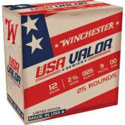 Winchester USA Valor 12 Ga, 2.75