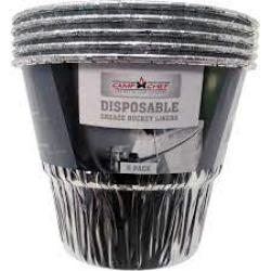 Disposable Pellet Grill Grease Bucket Liners (5-pack)