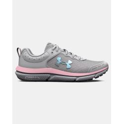 Girls' Grade School  Assert 10 Running Shoes Halo Gray-Pink Sugar