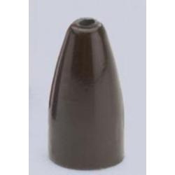 BULLET WEIGHTS PAINTED WORM WEIGHT BLACK