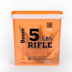 5LB BUCKET 10 PACK EXPLODING RIFLE TARGET