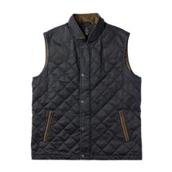 Heybo Warner Quilted Vest Black Heybo Warner Quilted Vest Black