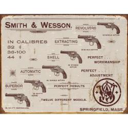 S&W - Revolvers Tin Sign