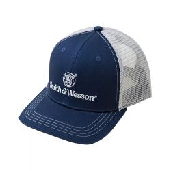Smith & Wesson Two Tone Blue / Grey Trucker Cap Copy