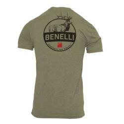 Benelli Elk Circle Short Sleeve Tee Olive