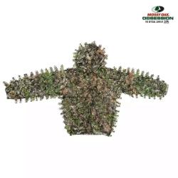 QUIK CAMO NWTF Mossy Oak Obsession3D Leafy Hooded 1/4 Zip Pullover Top