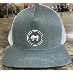 Heybo Logo Trucker Hat OS Charcoal/White