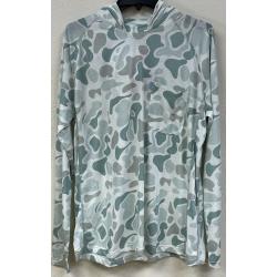 Heybo Oceanside Hoody T-Shirt LS Heybo Traditions Camo Blue L