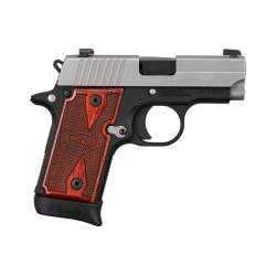Sig Sauer P238 Micro-Compact Checkered Rosewood Grip 380 Acp 2.7
