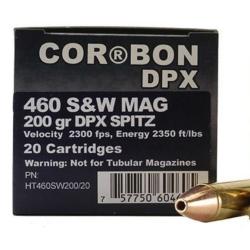 Corbon 460 s&w magnum 200gr xpb spitzer