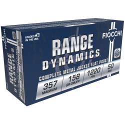 Fiocchi Range Dynamics 357 Mag 158 GR CMJFP 50 RDS