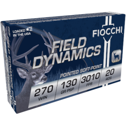 Fiocchi Field Dynamics 270 Win. 130 GR PSP 20 RDS