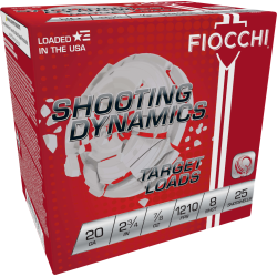 FIOCCHI SHOOTING DYNAMICS 20 GA 0.875 OZ 2.75 25 RDS