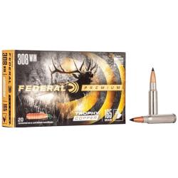 FEDERAL 308 165GR TROPHY COPPER VITAL-SHOK AMMUNITION 20RDS - 20/10